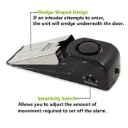 Intelligent Home Security Door Stop Alarm - Effective Protection Against Intruders