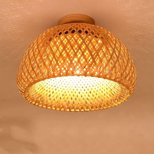 Modern Wooden Ceiling Lamp Unique and Creative Home Lighting