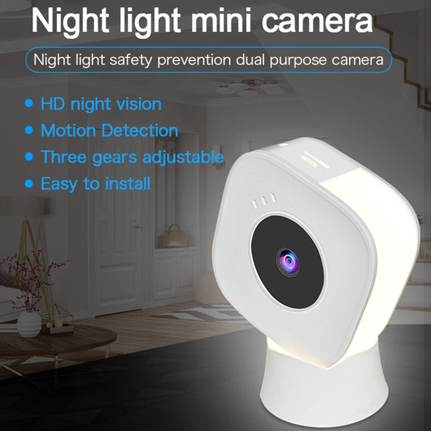 Smart Night Light Camera with Motion Detection