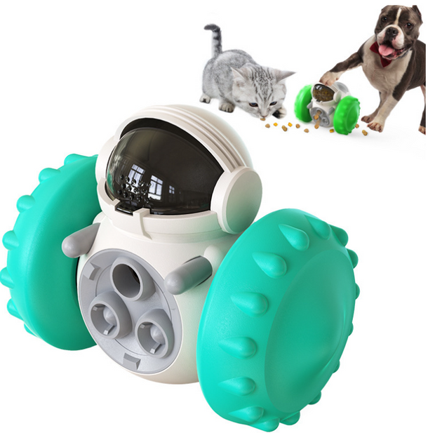 Interactive Balance Car Dog Toy Slow Feeding and IQ Development