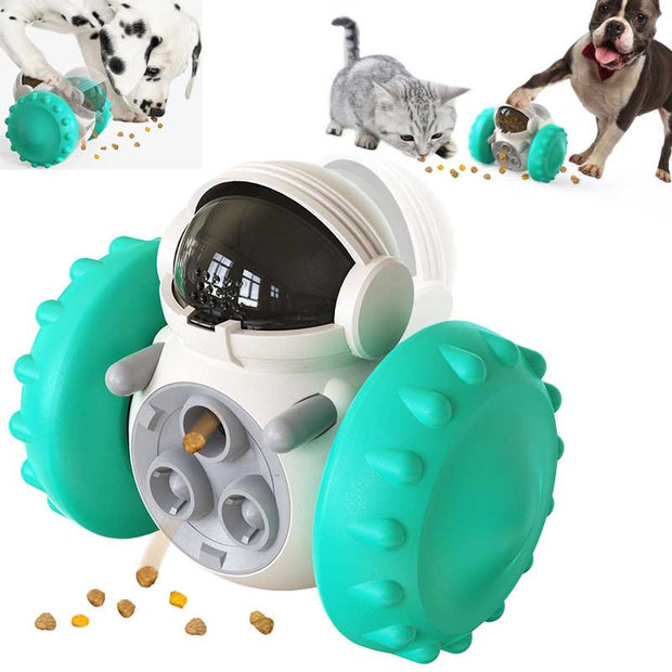 Interactive Balance Car Dog Toy Slow Feeding and IQ Development